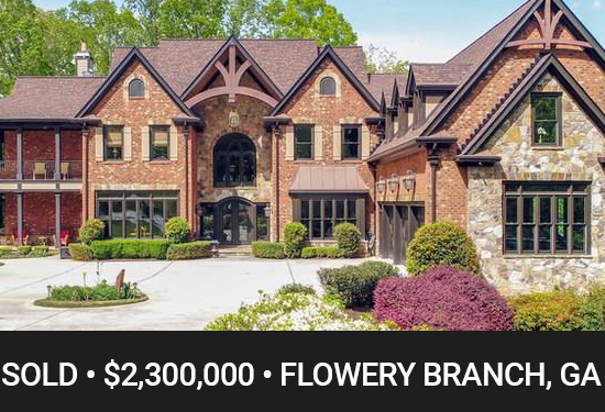 Flowery Branch Lake House Sold