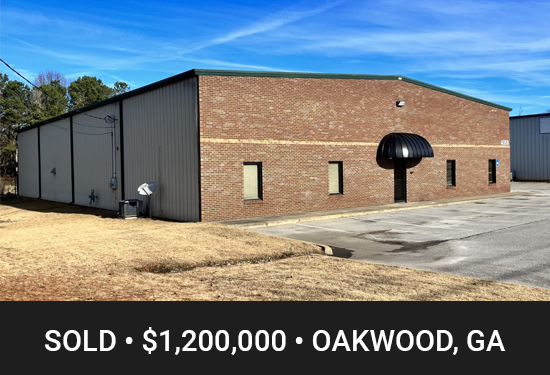 Sold commercial property in Oakwood from Gainesville commercial real estate agents