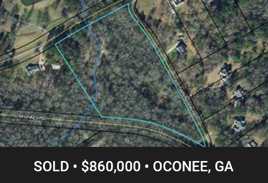 Oconee Land Sold Webster Green Real Estate Team